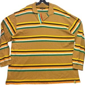 Members Property Shirt Mens 4XL Preppy Stripe Y2K Rainbow Academia Streetwear